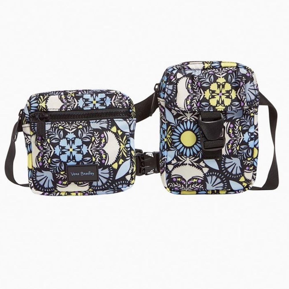 Vera Bradley ReActive Belt Bag Sling Plaza Medallion